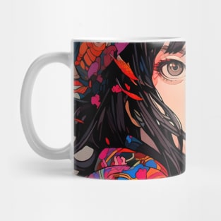 Cybernetic Journeys: Ghost in the Shell Aesthetics, Techno-Thriller Manga, and Mind-Bending Cyber Warfare Art Mug